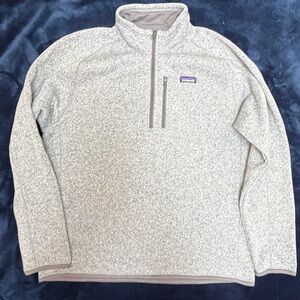 Patagonia Men’s Better Sweater Quarter Zip - XL EUC
